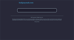 Desktop Screenshot of leahjuaymah.com